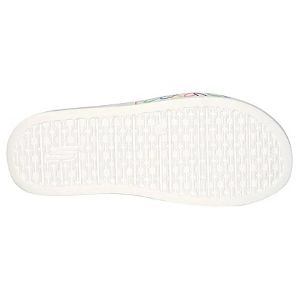 Adidas Women's Cali Charm-Trust Love Slipper (White/Multi)