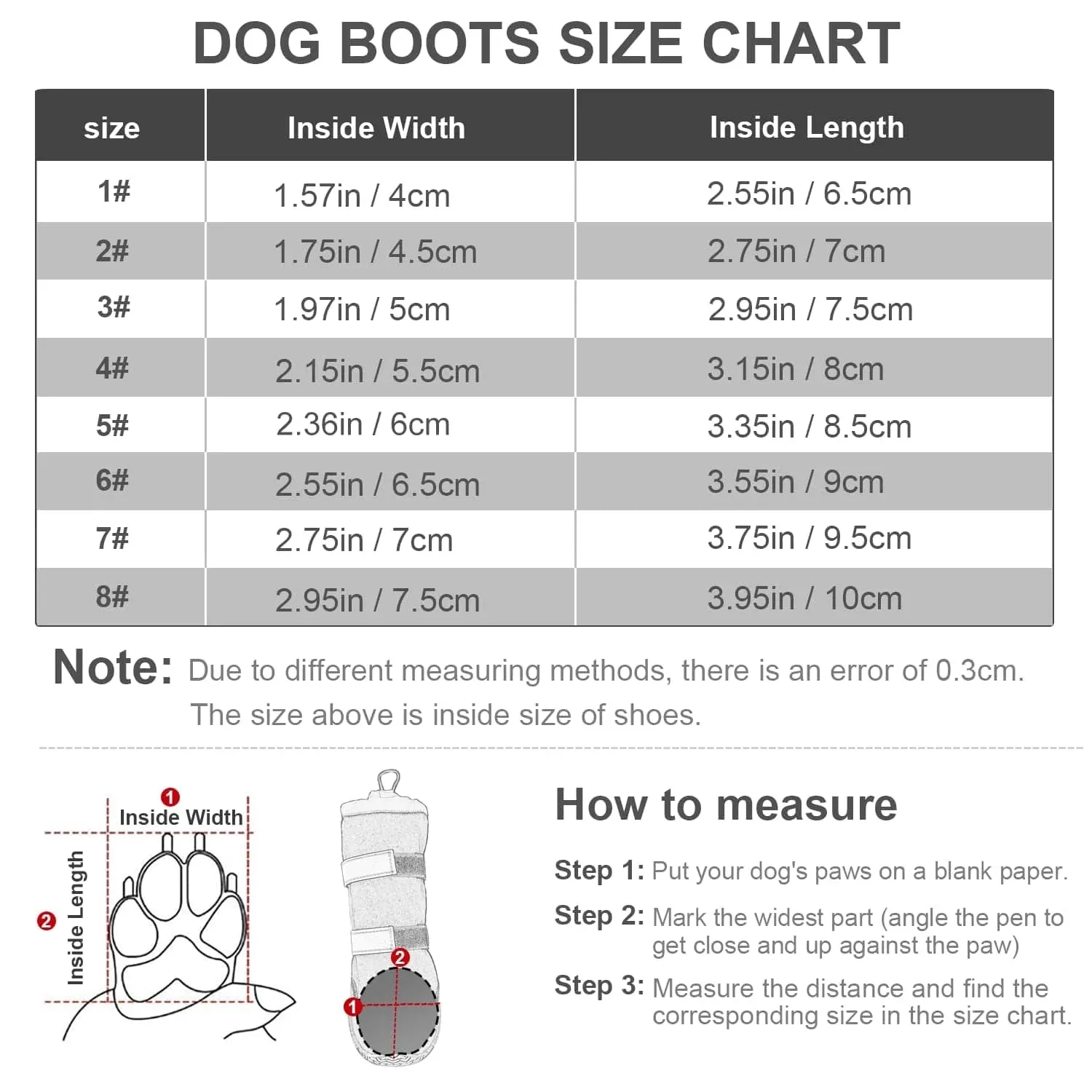 Anniepaw Nonslip Outdoor High Boots For Small Medium Large Dog Winter Dog Snow Boots Waterproof Reflective Paw Protector Pet Snow Booties