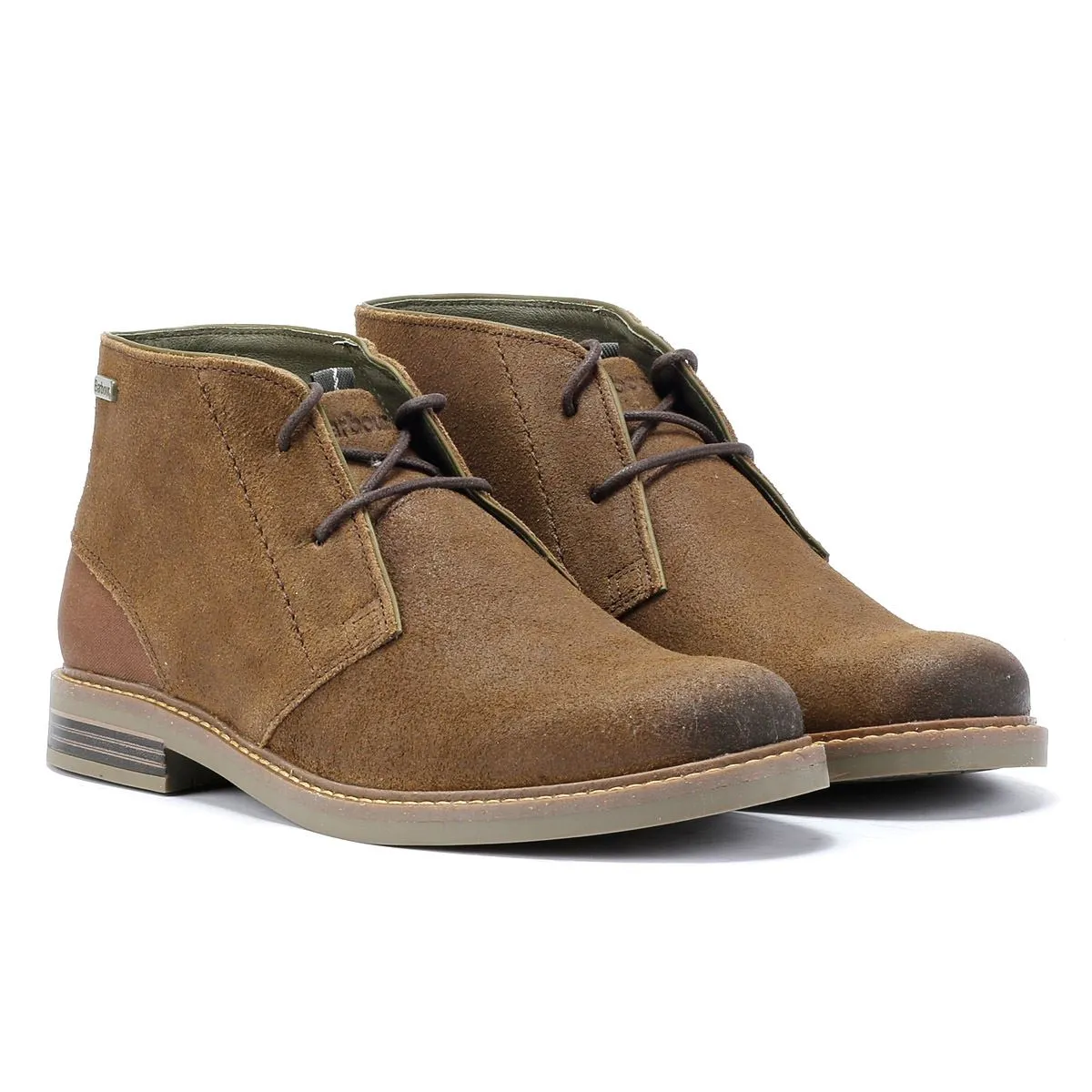 Barbour Readhead Leather Men's Khaki Boots