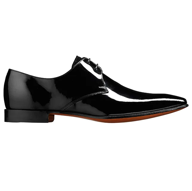 BARKER Goldington Shoes - Mens Derby - Black Patent