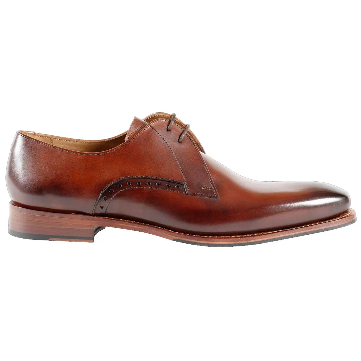 BARKER Oscar Shoes - Mens - Brown Hand Patina