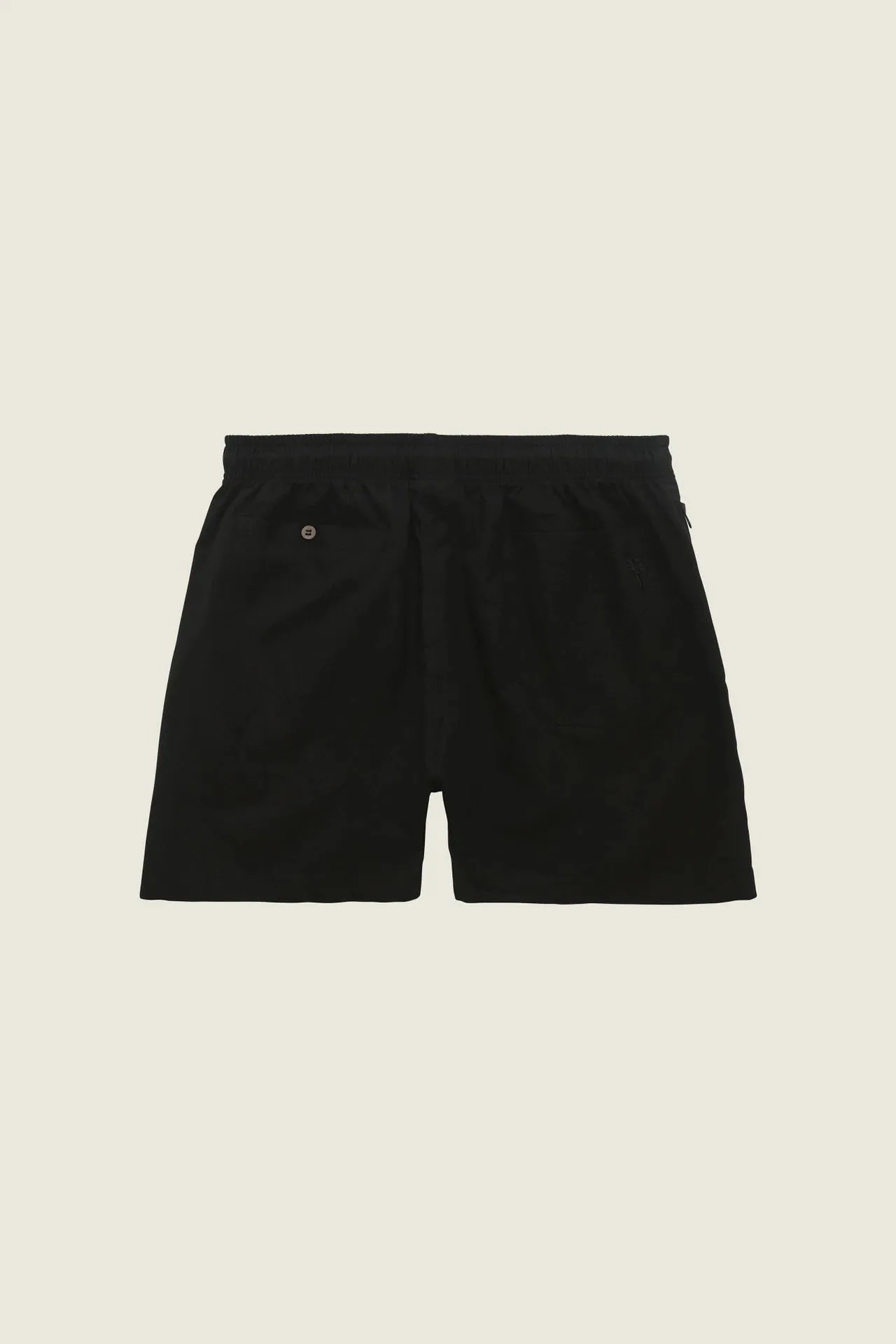 Black Linen Shorts