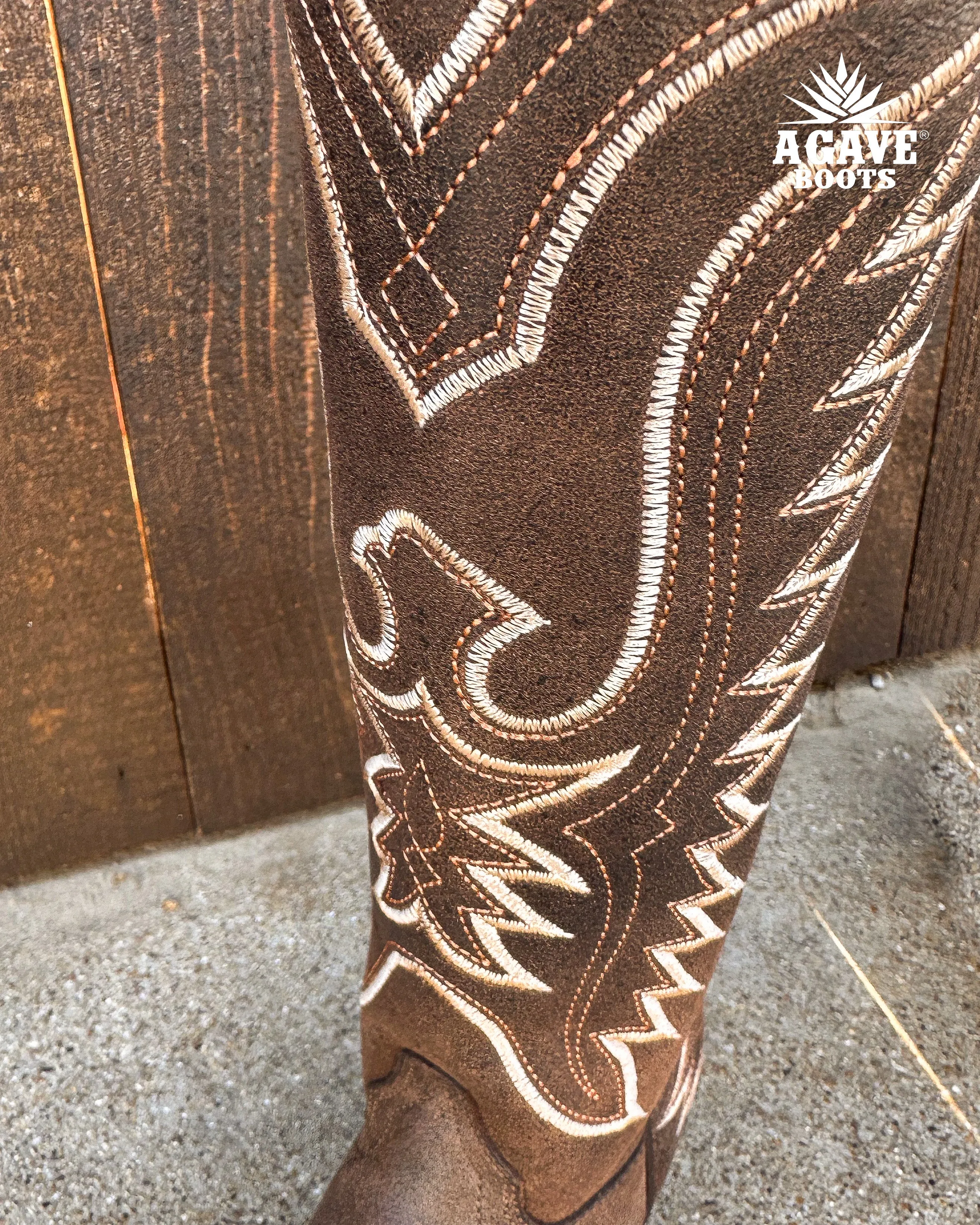 BROWN | WOMEN TALL COWBOY BOOTS