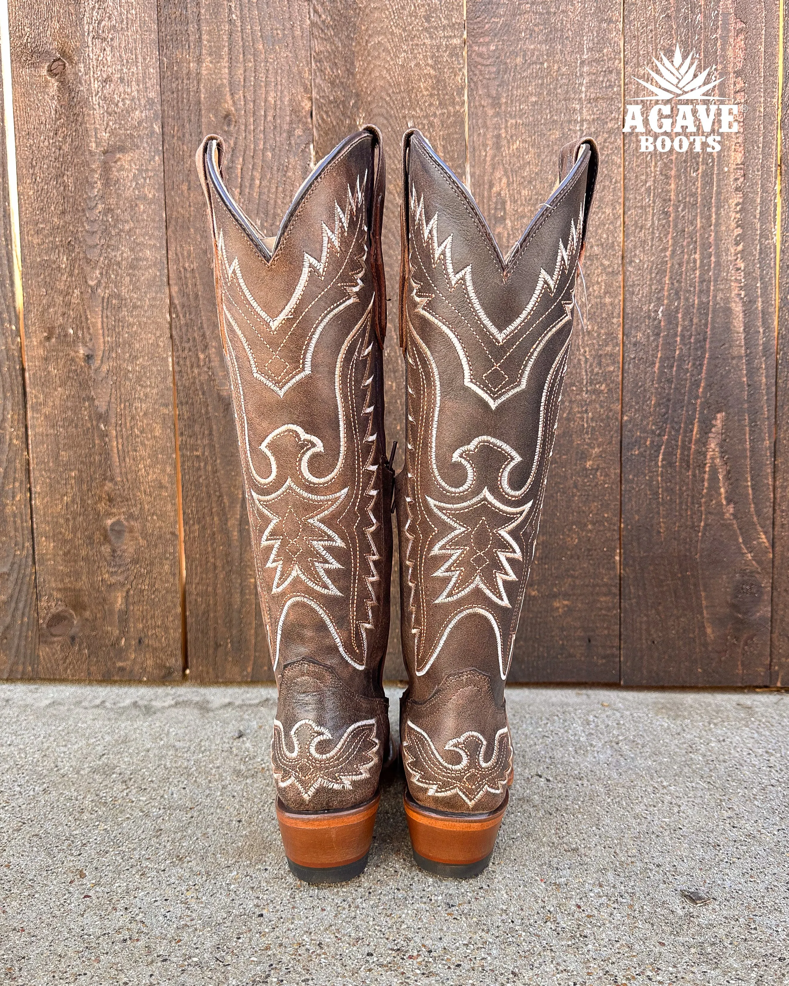 BROWN | WOMEN TALL COWBOY BOOTS