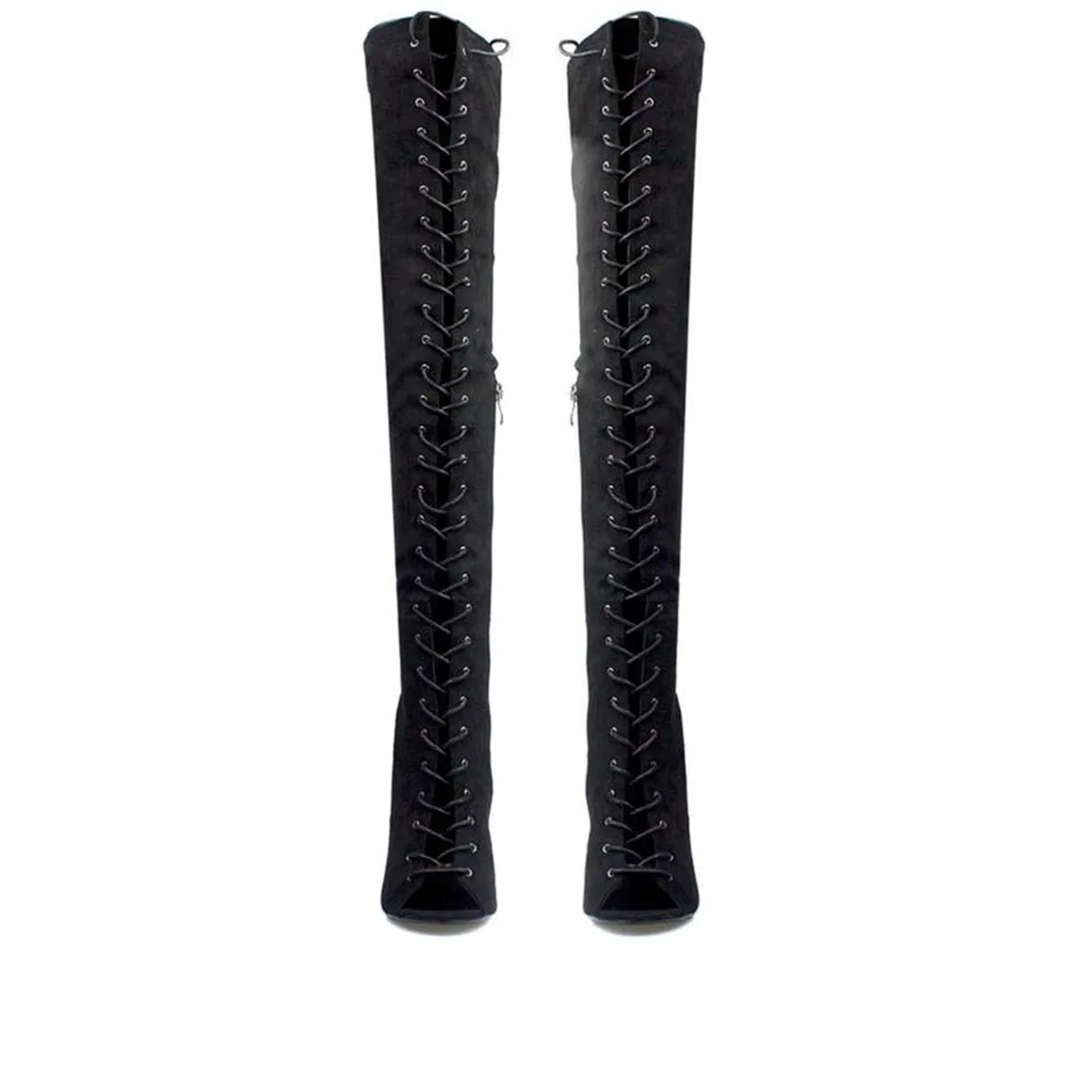 Camila Full Lace Up Over Knee Boot