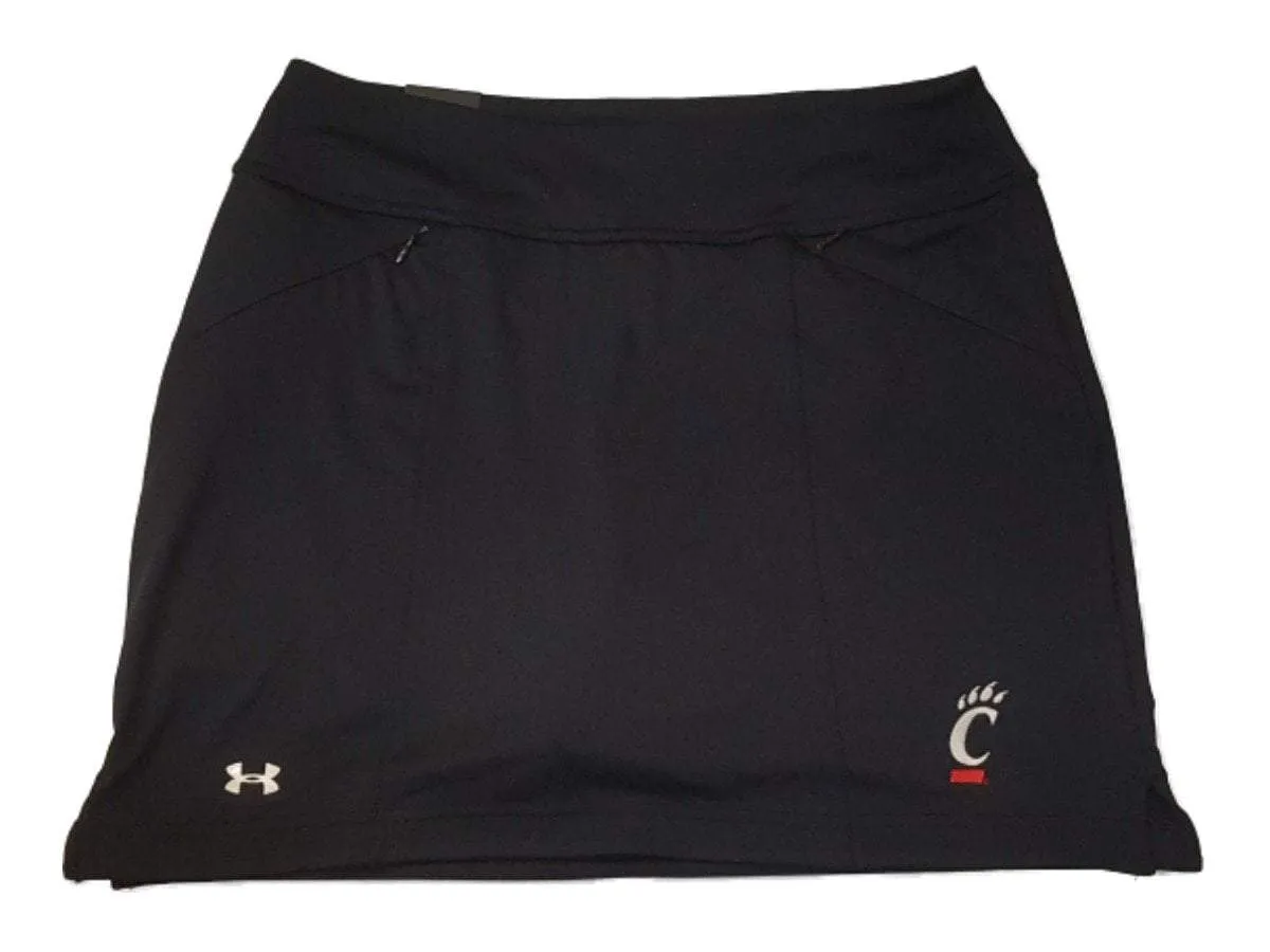 Cincinnati Bearcats Under Armour Heatgear WOMEN Black Skirt Built-In Shorts (M)