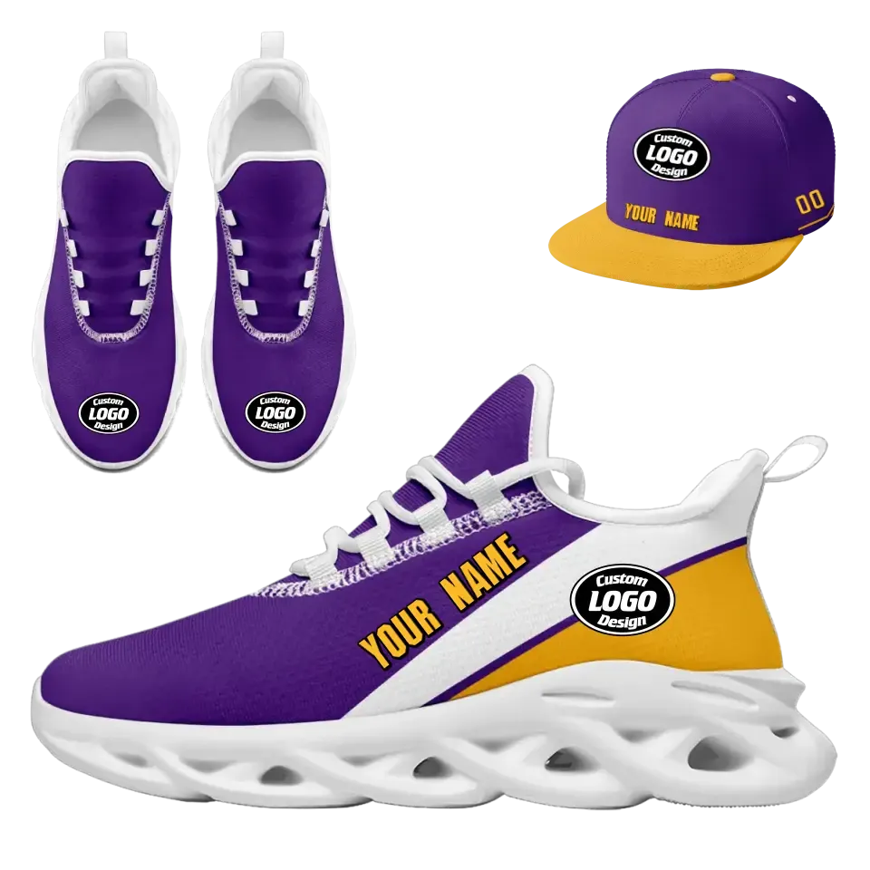 Custom Maxsoul Sneaker And Hat Combo Personalized Sneaker And Apparel For Gifting Brand Promotion Fan Festivals And Events Zh-24020073-8w