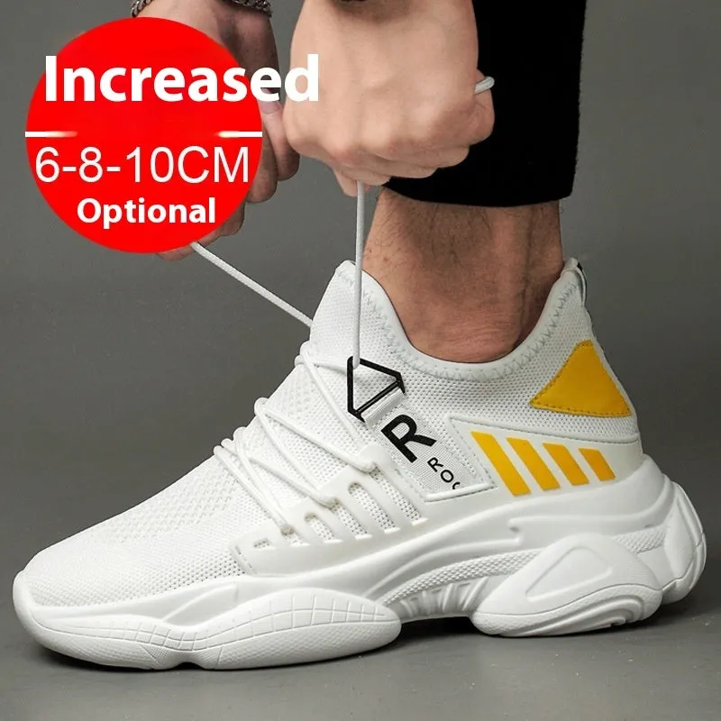 Elevator Men's Fashion Heel Lifed Sports Casual Shoes