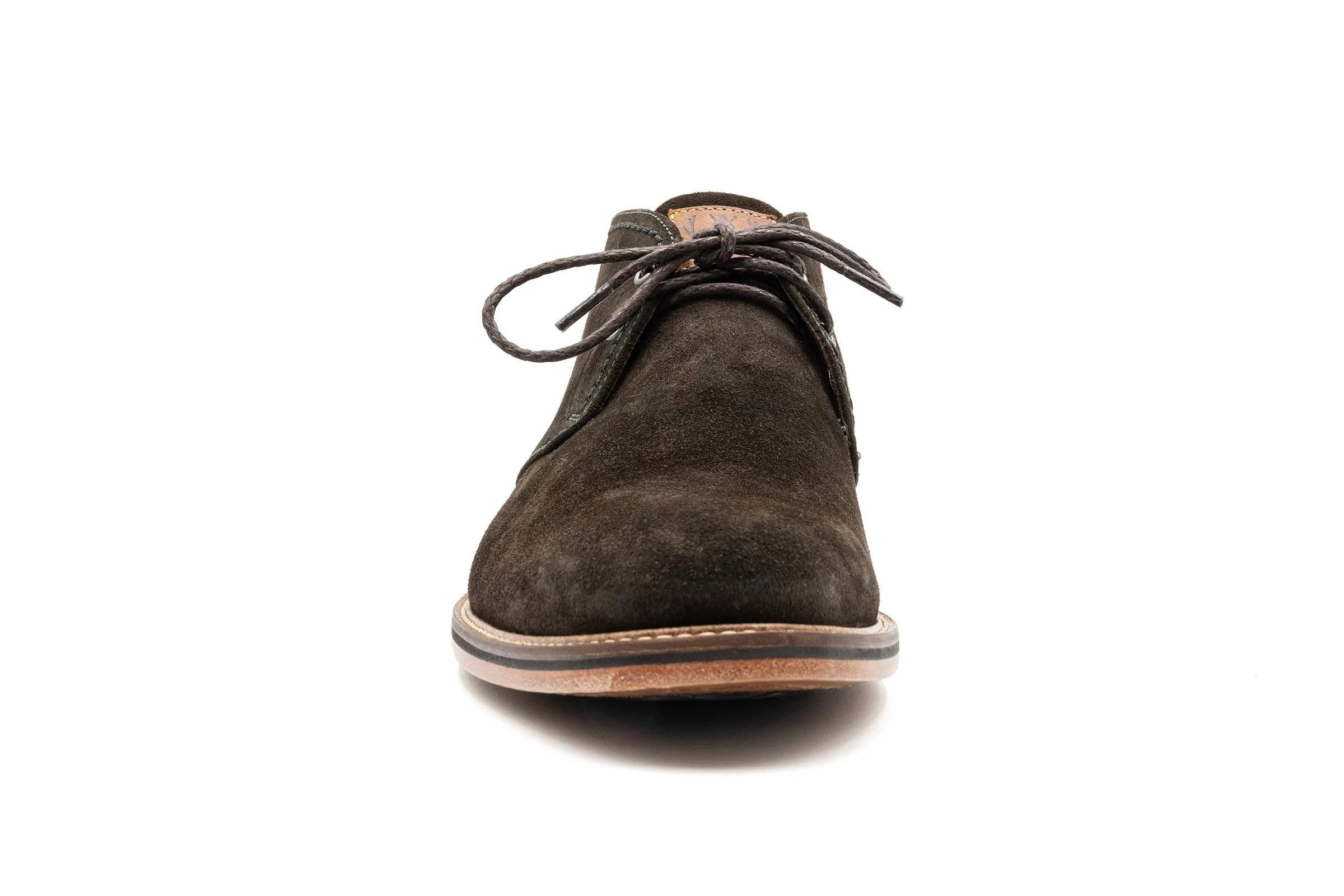 Ernest Safari Kudu Suede Chukka Boots - Chocolate