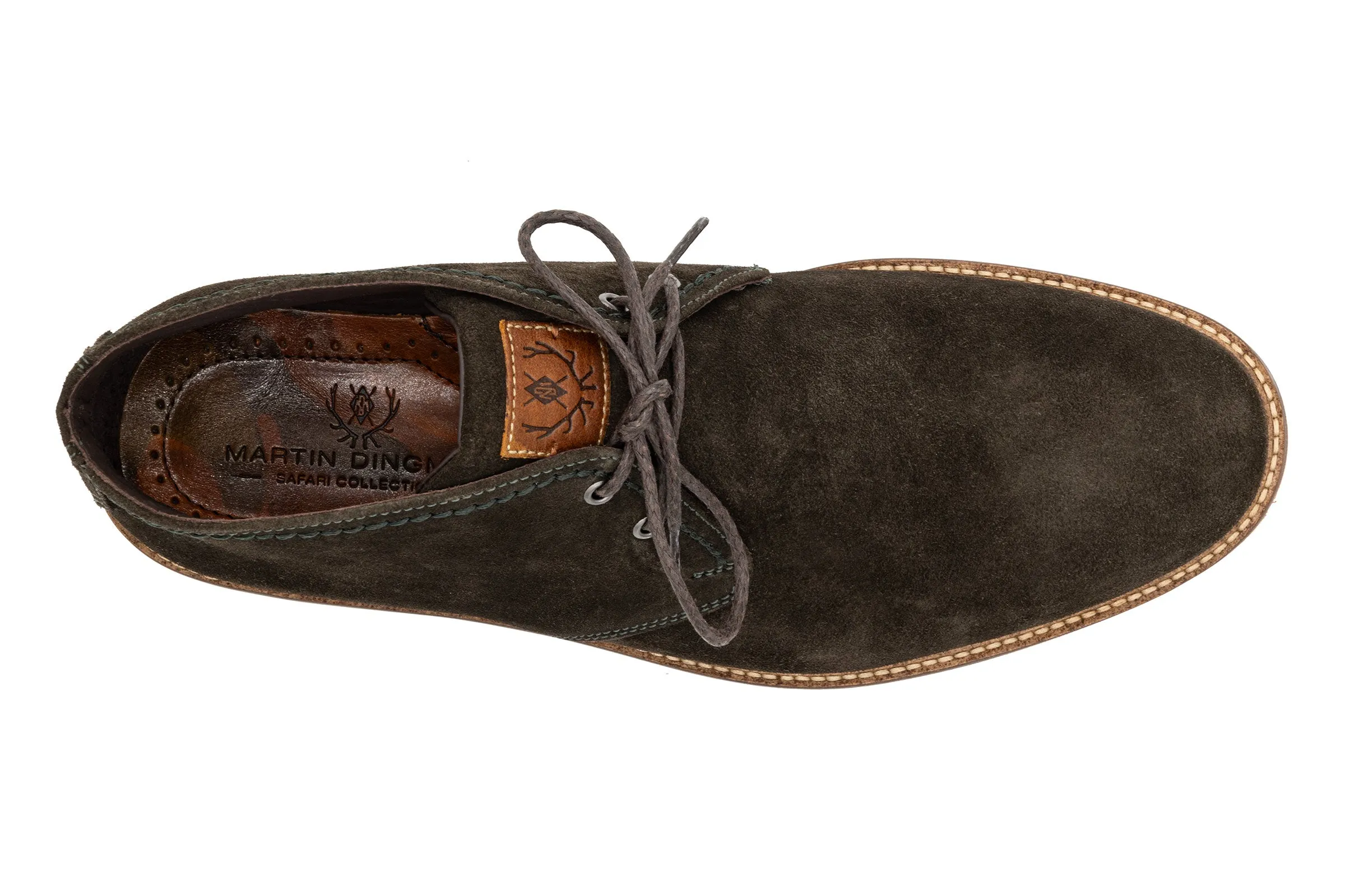 Ernest Safari Kudu Suede Chukka Boots - Chocolate