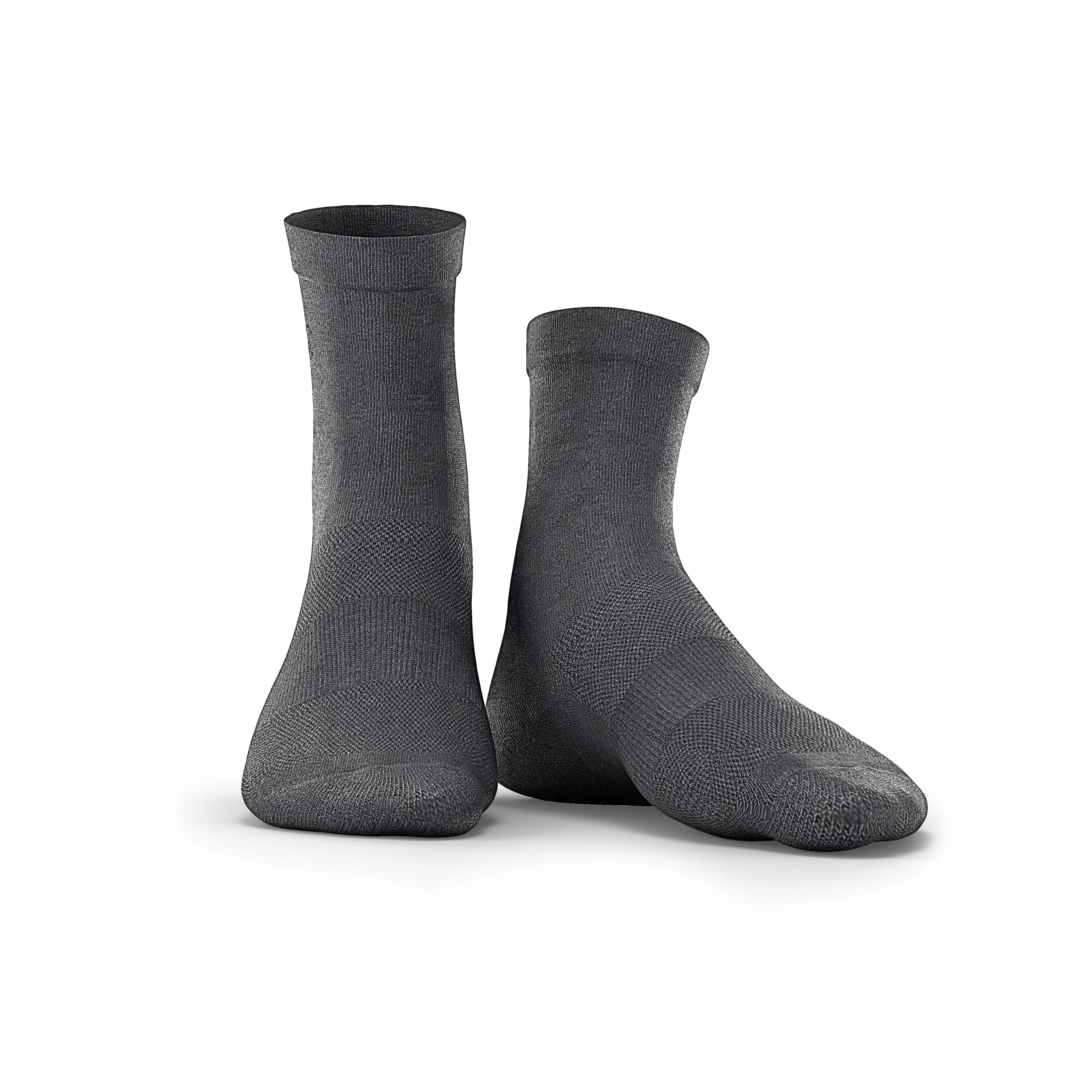 Everyday Essentials Charcoal Crew Socks - Unisex