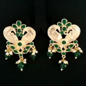 ''EXCLUSIVE''40-50 mm Hand Crafted Kundan Earrings Sold by per Pair pack