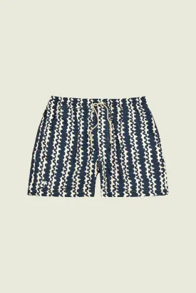 FINAL SALE: Blue Scribble Swim Shorts