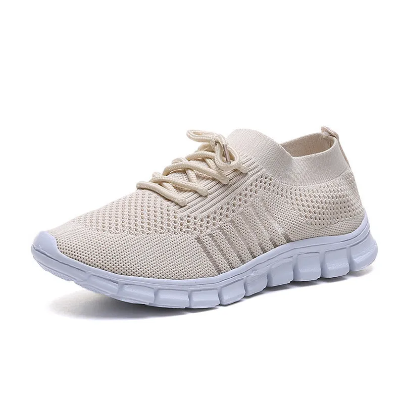 Flying Woven Mesh Women's Shoes Breathable Sneakers