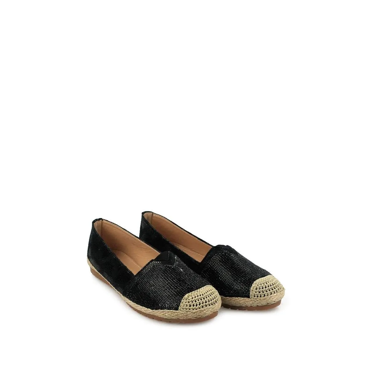 HELENA Flat Espadrille With Diamante Shoe