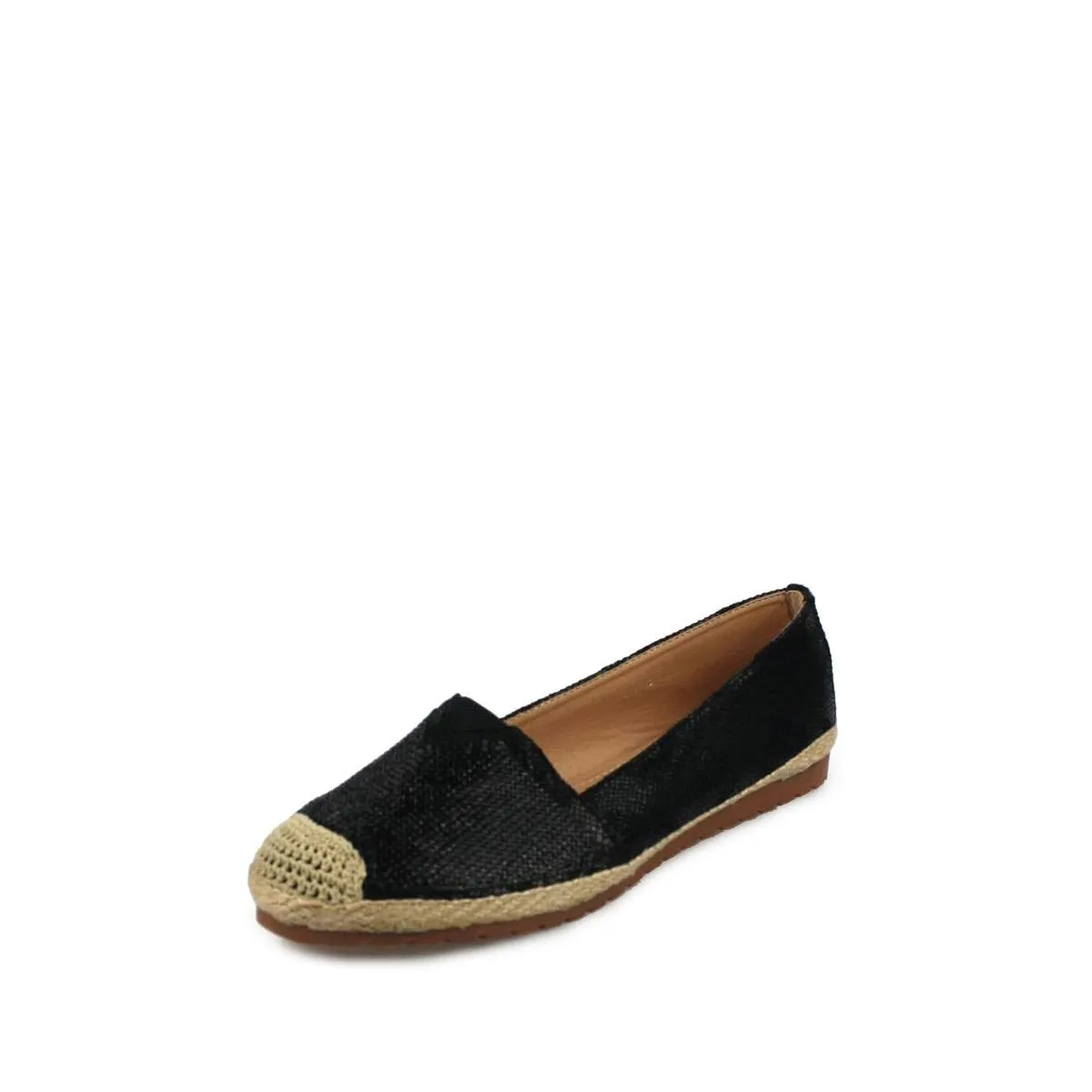 HELENA Flat Espadrille With Diamante Shoe