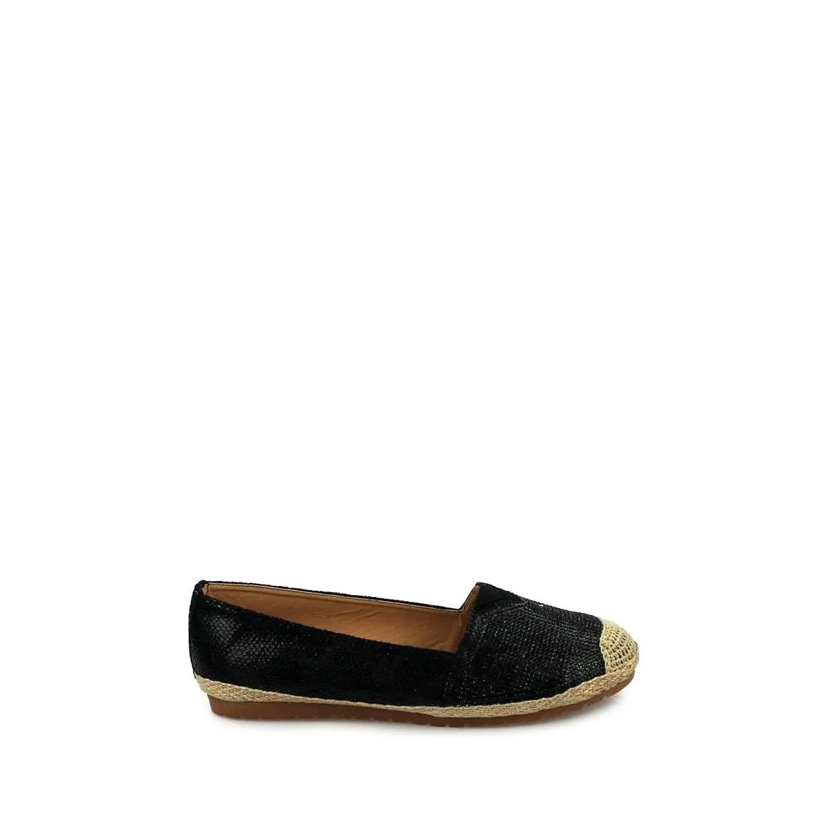 HELENA Flat Espadrille With Diamante Shoe