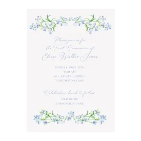 Larkspur Border Holiday & Special Occasion Invitation