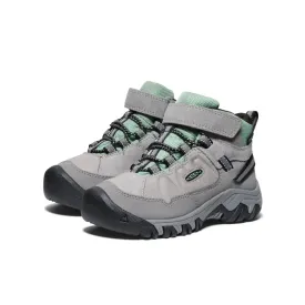 Little Kid's Keen Targhee IV Waterproof Hiking Boot Color: Alloy/ Granite Green