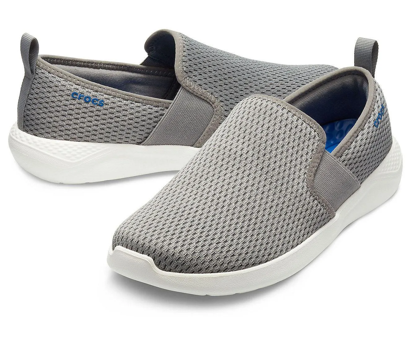 Men LiteRide Mesh Slip-On - Gray