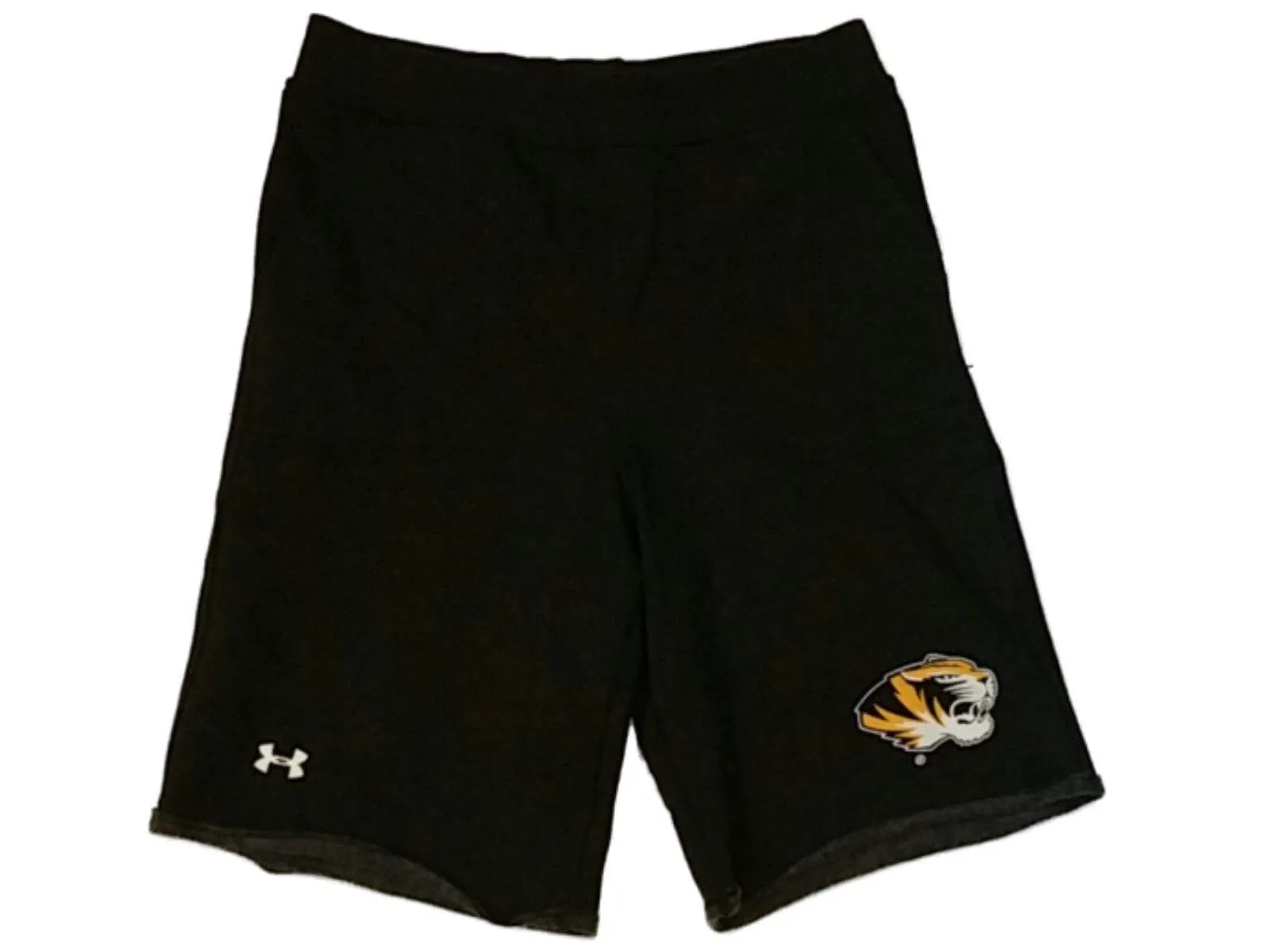 Missouri Tigers Under Armour WOMENS Charcoal Gray Sweatpant Style Shorts (M)