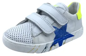 Naturino Boy's and Girl's Arlon Star Fashion Sneakers, Bianco/Giallo