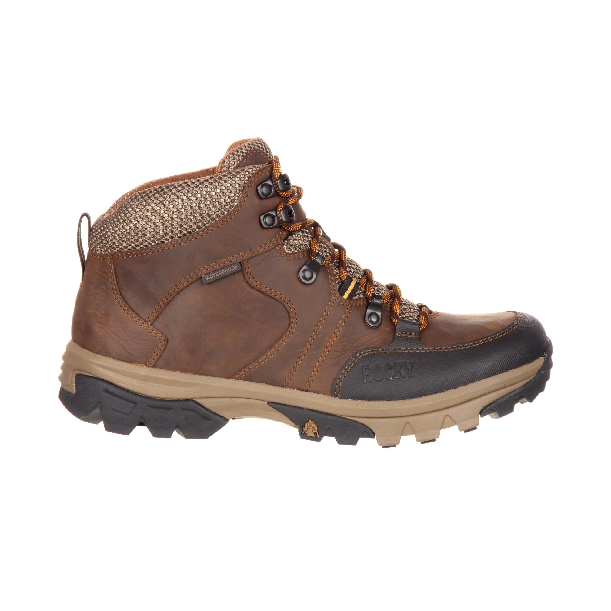 Rocky Mens Brown Leather Endeavour Pt WP Hiking Boots