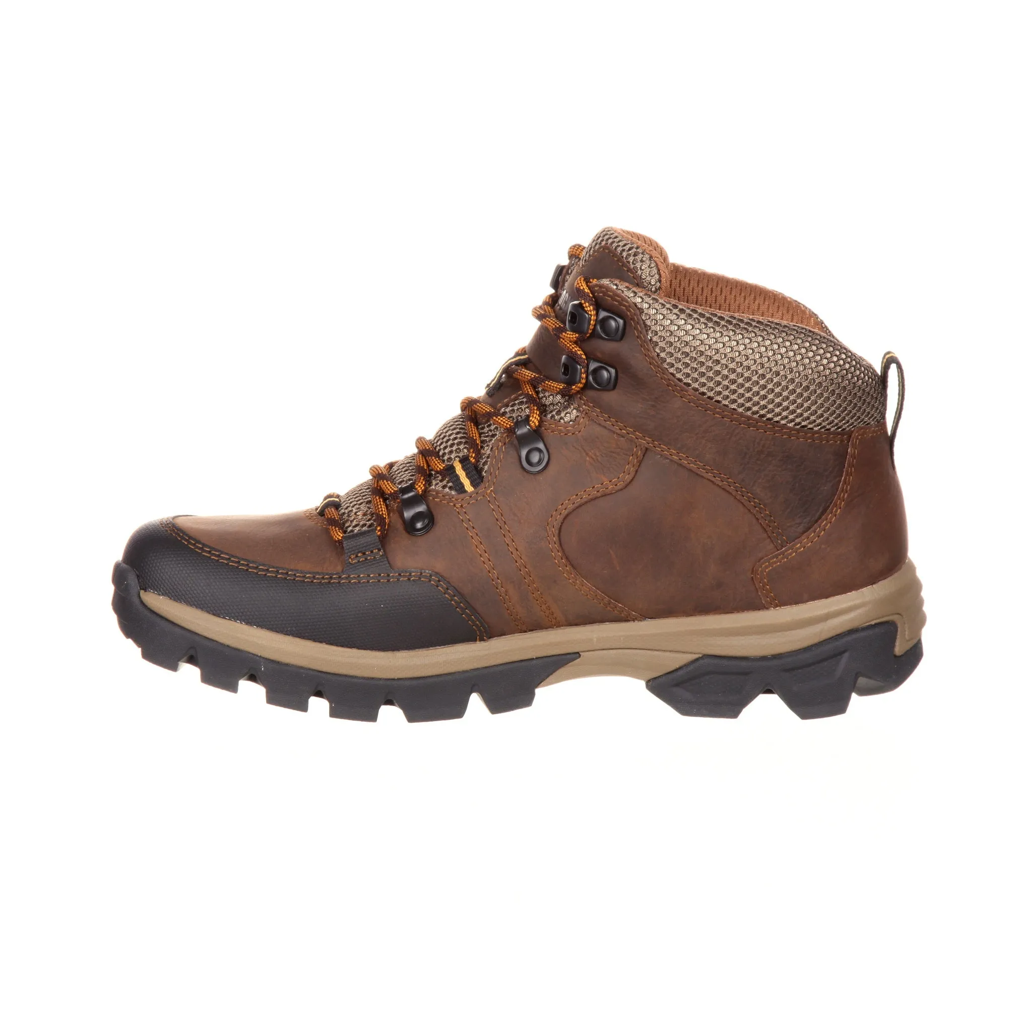 Rocky Mens Brown Leather Endeavour Pt WP Hiking Boots