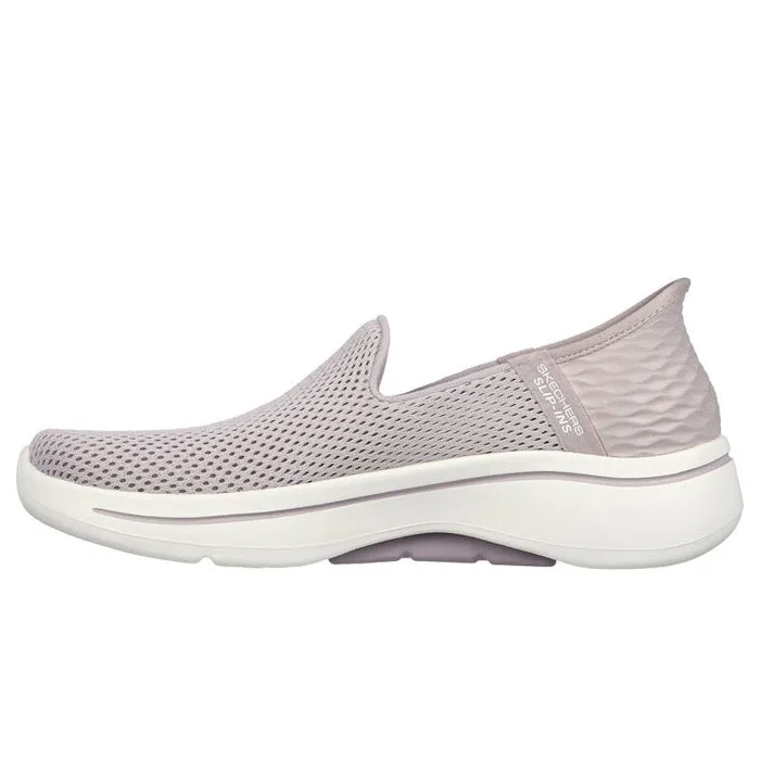 Skechers Go Walk Arch Fit Slip Ins Summer Views Mauve