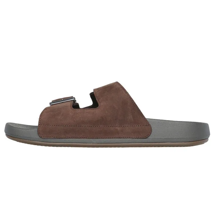 Skechers Mens Arch Fit Pro Sandal Day Melbourne Brown