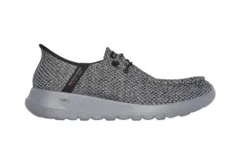 Skechers Mens Slip-ins Go Walk Max Halcyon Grey Black