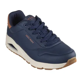 Skechers Mens Uno Navy Lace Up