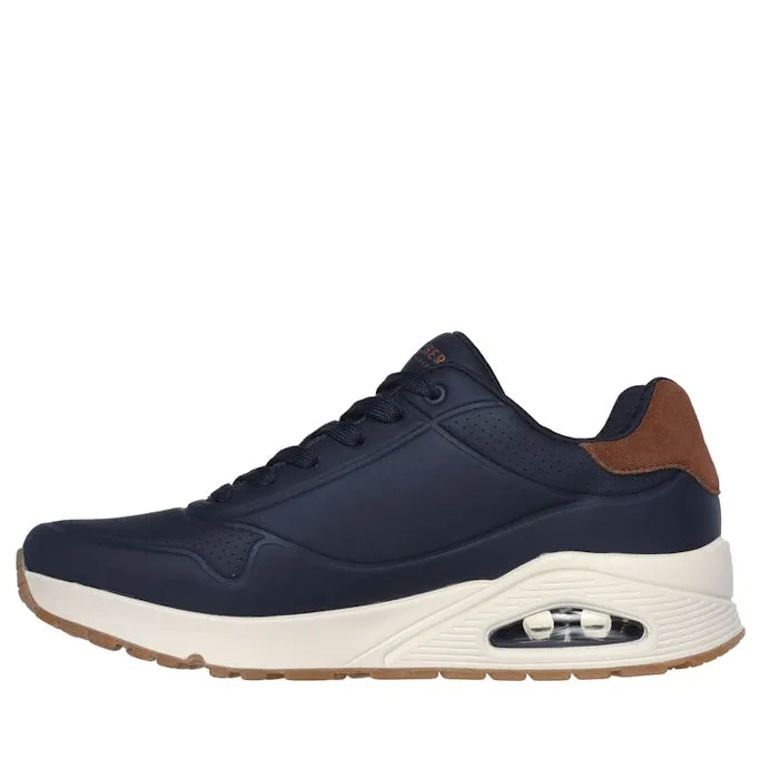 Skechers Mens Uno Navy Lace Up