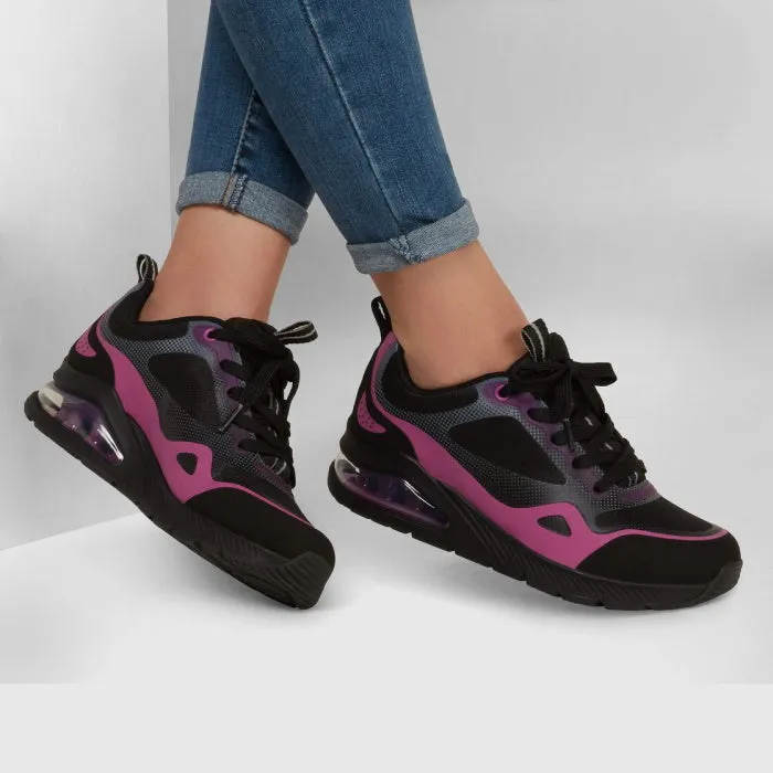 Skechers Uno 2 Mad Air Womens Trainer Black Pink