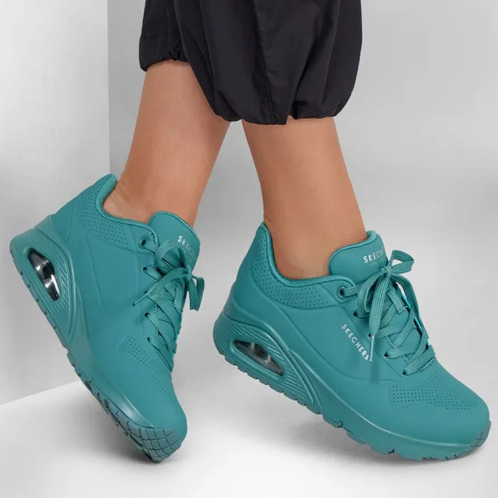 Skechers Uno Stand On Air Womens Trainer Teal