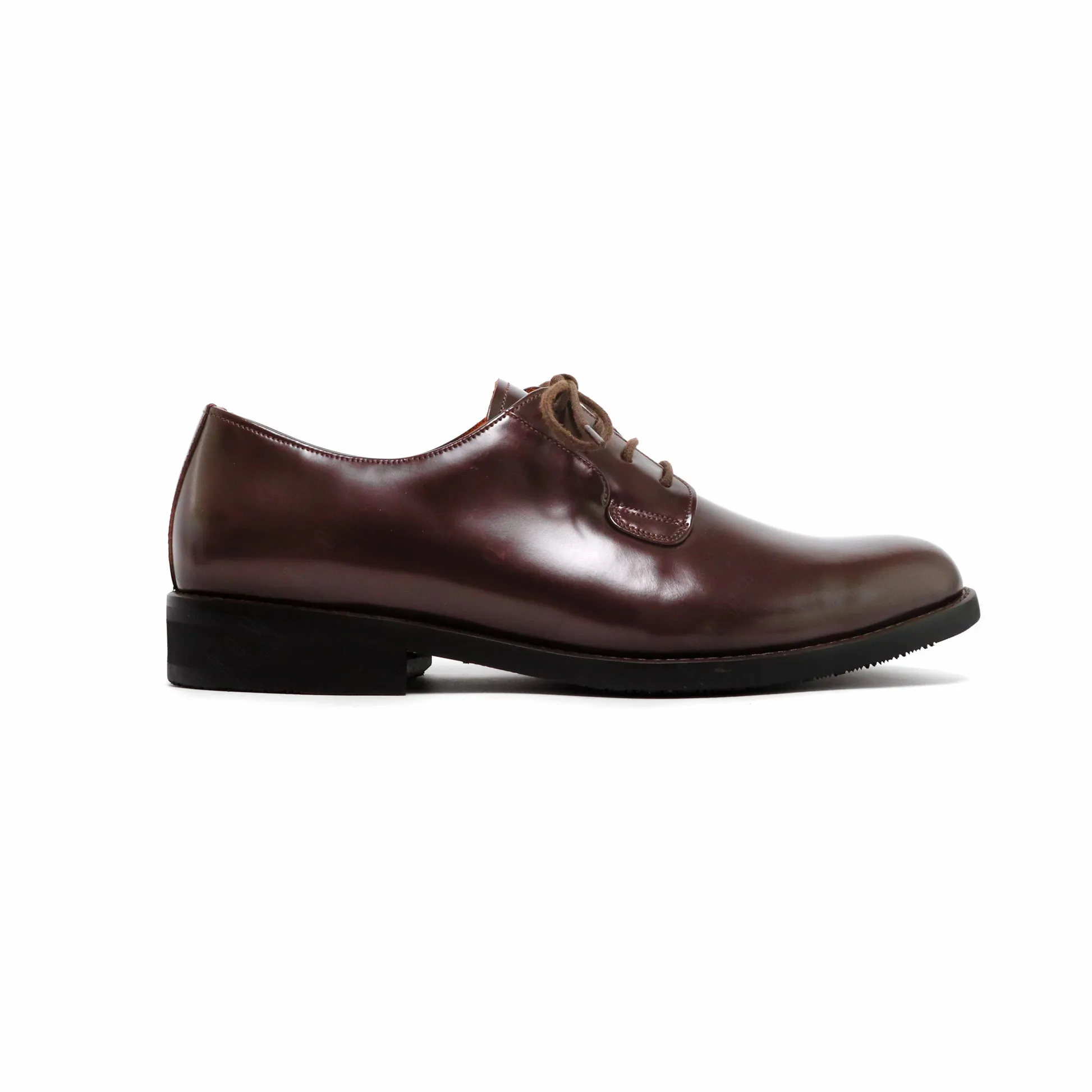 THE RULER PLAIN TOE BLUCHER MATTE BROWN