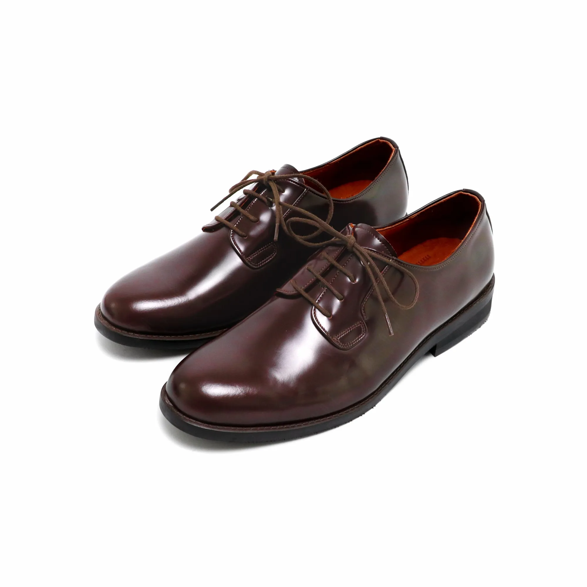 THE RULER PLAIN TOE BLUCHER MATTE BROWN