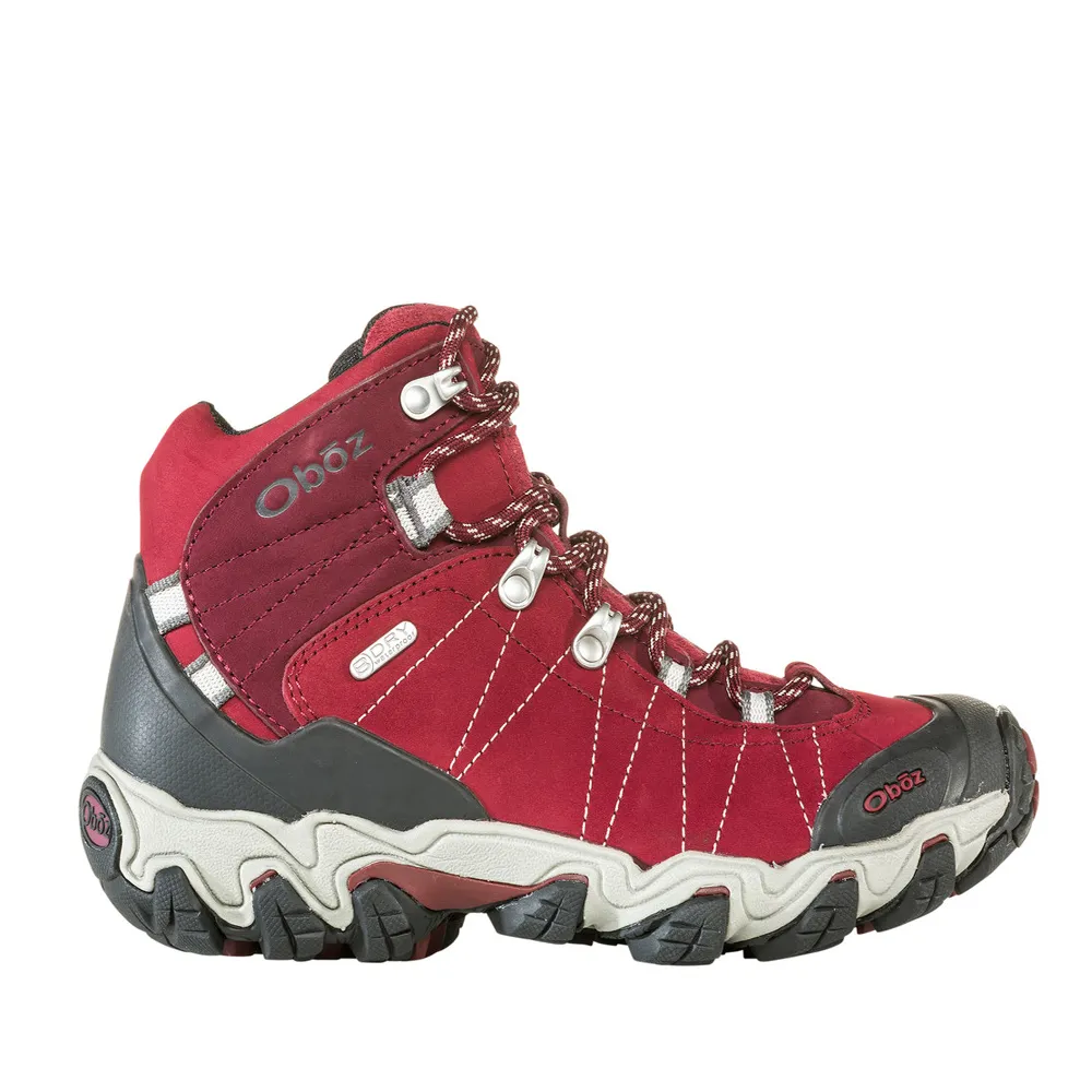 Women's Oboz Bridger Mid Waterproof Color: Rio Red